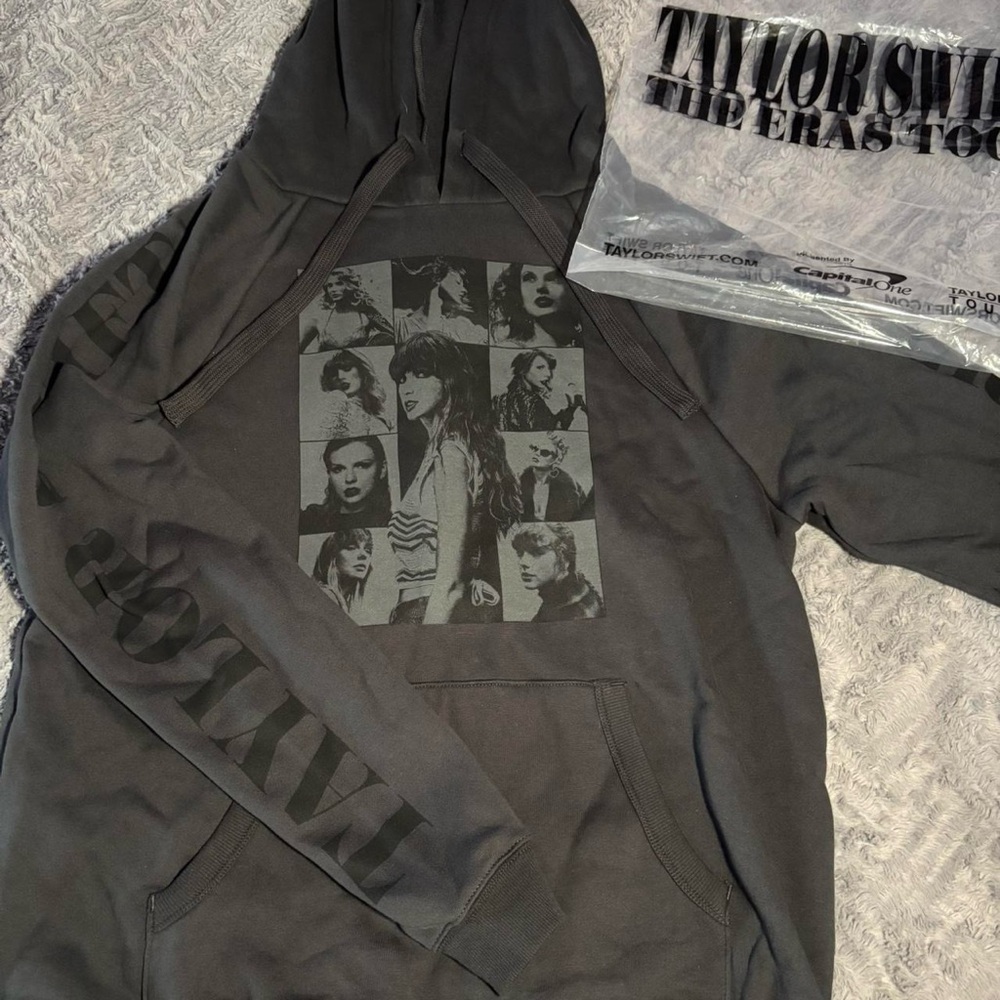 Taylor Swift The Eras Tour Dark Grey Hoodie✨
